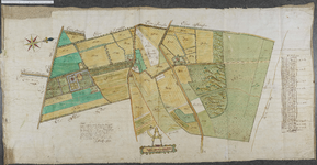 1611 Kaart van het landgoed van kasteel Moersbergen bij Doorn